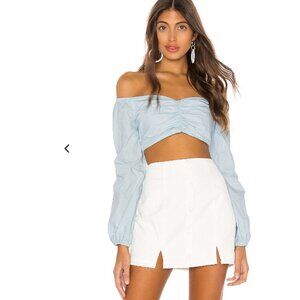Superdown Maci Balloon Sleeve Top